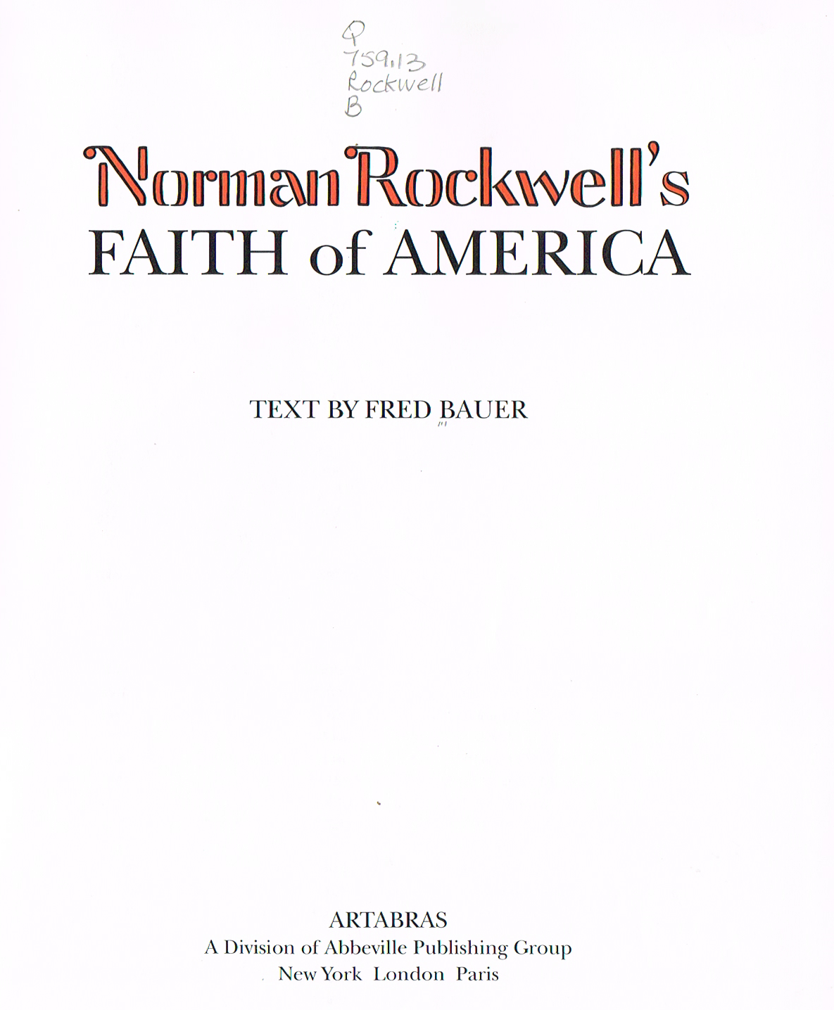 Norman Rockwell's Faith of America pt.1 — Art & Animation
